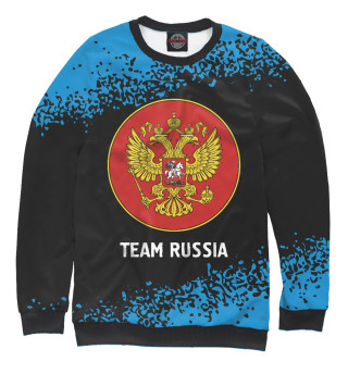 Мужской свитшот Russia - Герб | Team Russia | Краска